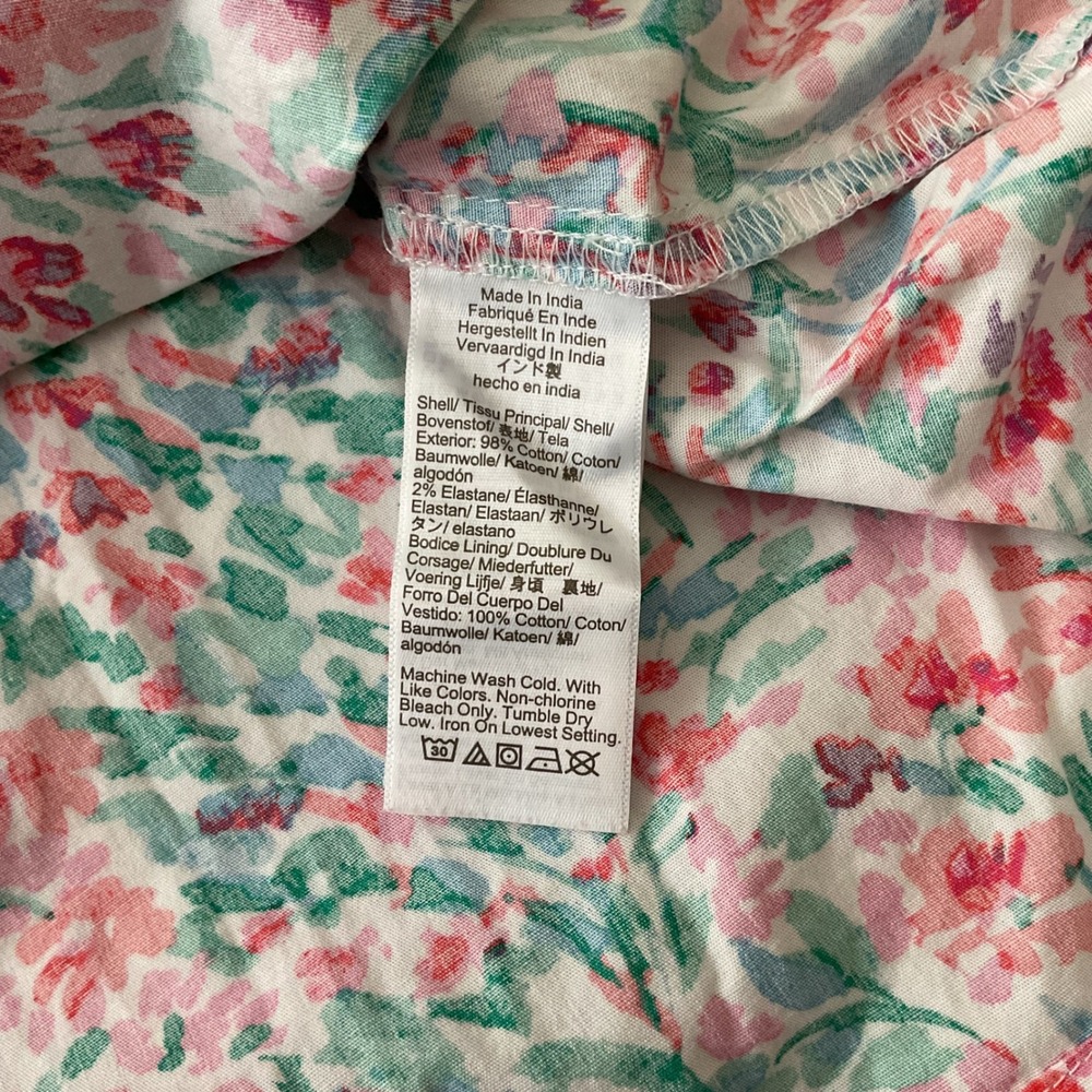 J.Crew Floral Flutter Sleeve Midi Dress Women 4 Square Neck Cottagecore Feminine - Picture 16 of 16